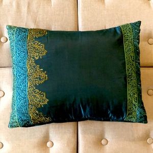 Deep Teal Accent Pillow